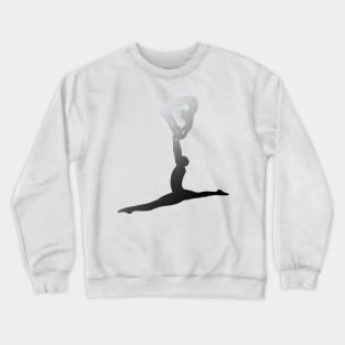 A mixed pair doing ring in split Crewneck Sweatshirt